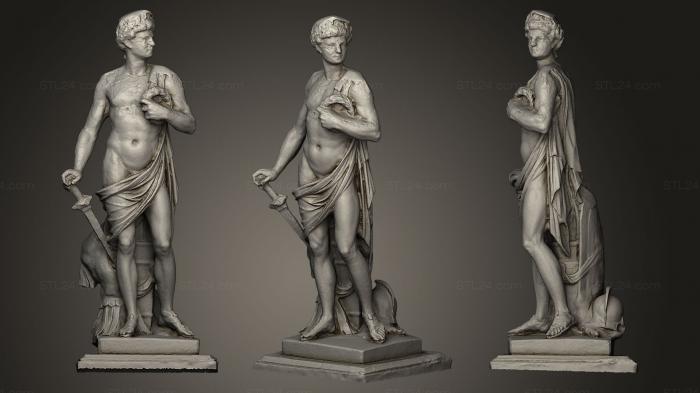 Statues antique and historical (Amor patriae, STKA_0727) 3D models for cnc